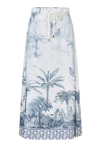 Larissadea linen skirt SS25, Empire