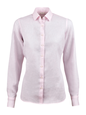 Sofie linen shirt SS24, lt. pink