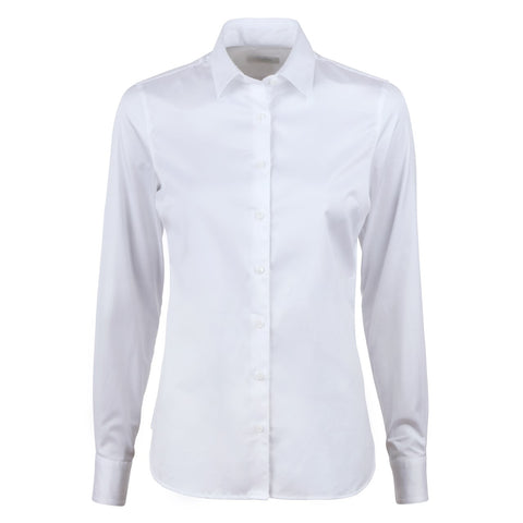 Stenströms feminin basic skjorte Hvid