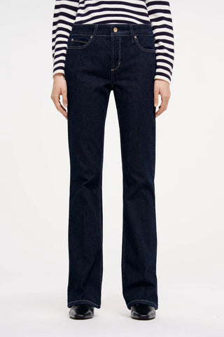 Cambio Paris flared AW26, Dark blue