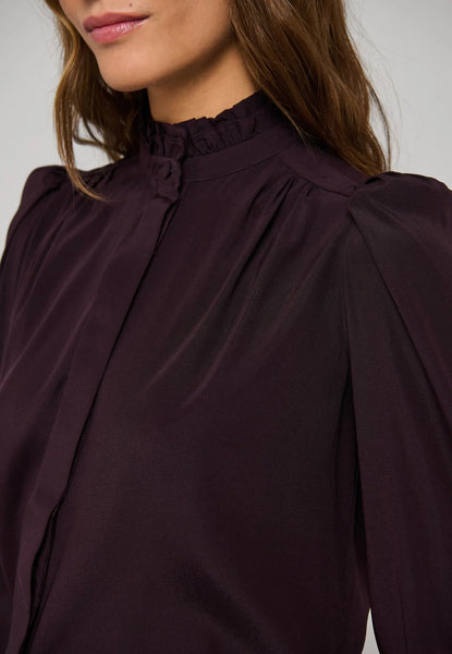 RobertaDea Silk blouse AW26, Berry Wine