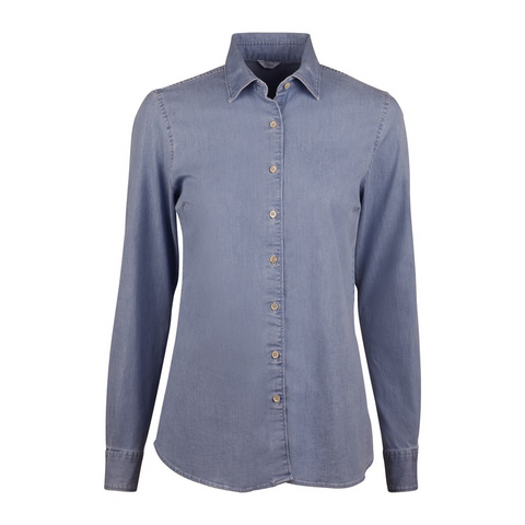 Sofie washed shirt, denim AW23