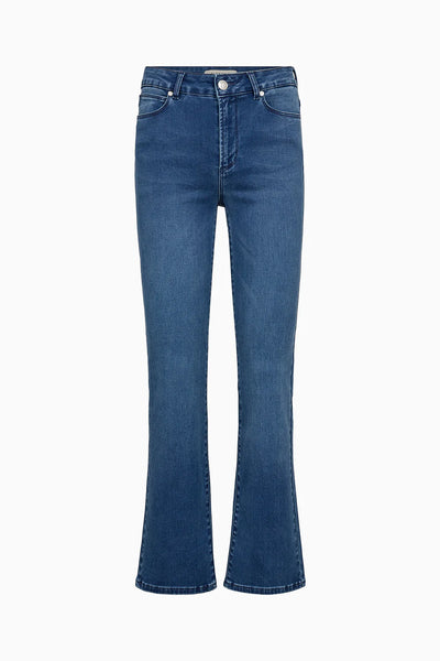 Jelena jeans, cropped, mid blue