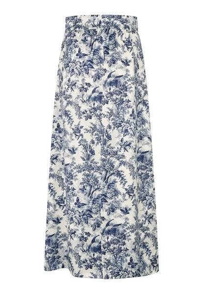 CelinaDea long silk skirt SS/26, Royal Garden