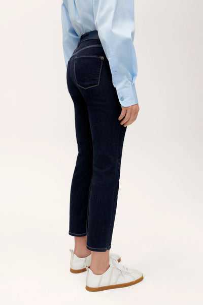 Piper short denim, Dark blue