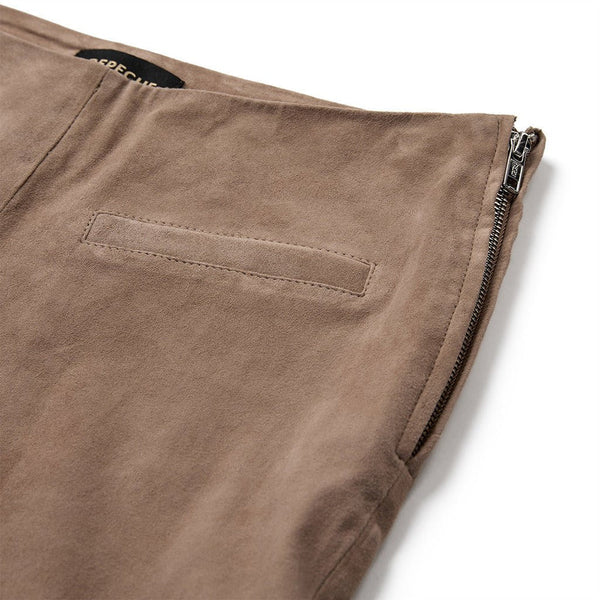 Ava Suede pants, AW26, Dusty Taupe