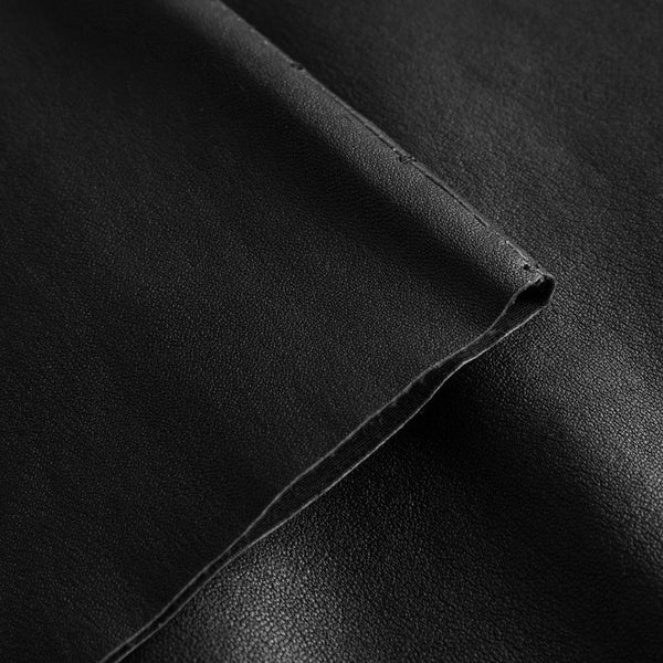 Bootcut leather pants aw/26, Black