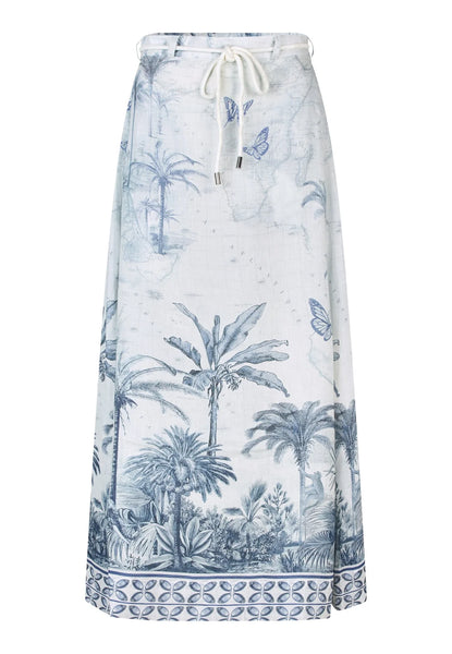 Larissadea linen skirt SS25, Empire