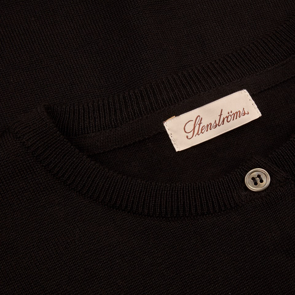 Sigrid merino cardi, Black AW25