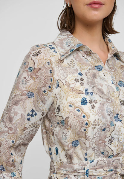 Palmadea linen dress, Petite fleur