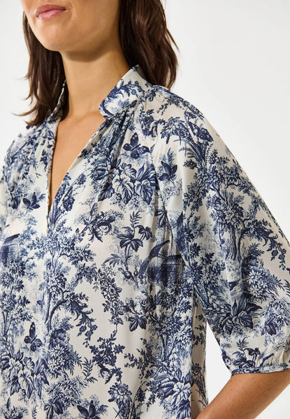 SabrinaDea silk dress SS/26, Royal garden