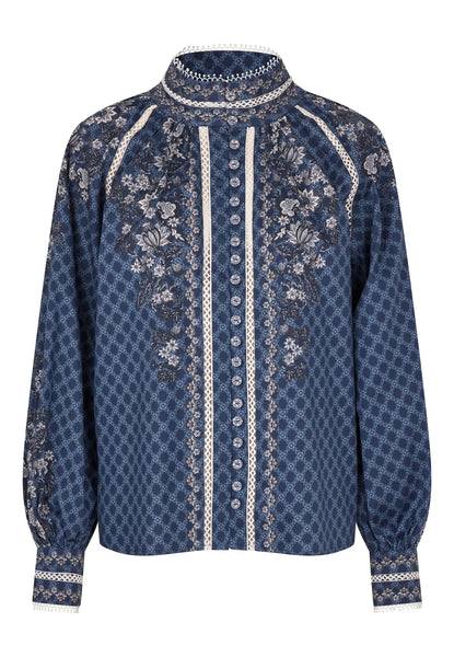 MoniaDea blouse, Kudibelle print AW26