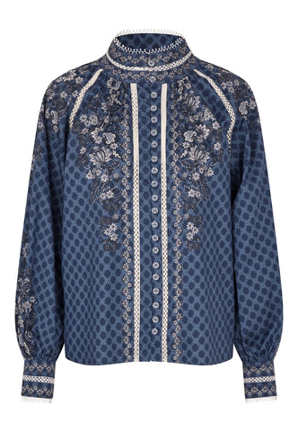 MoniaDea blouse, Kudibelle print AW26