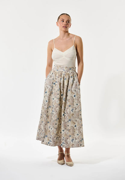 EddaDea SS26 linen skirt