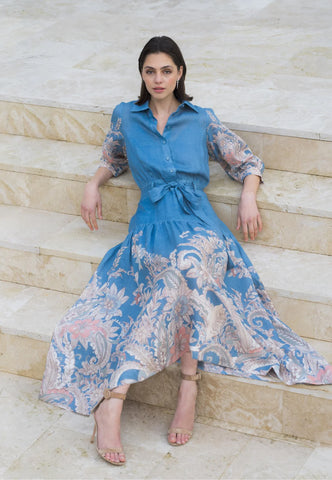 Palmadea linen dress, Eiko