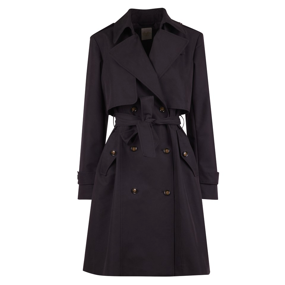Strenstr ms Everly Trench Coat Black SALE Charnelle